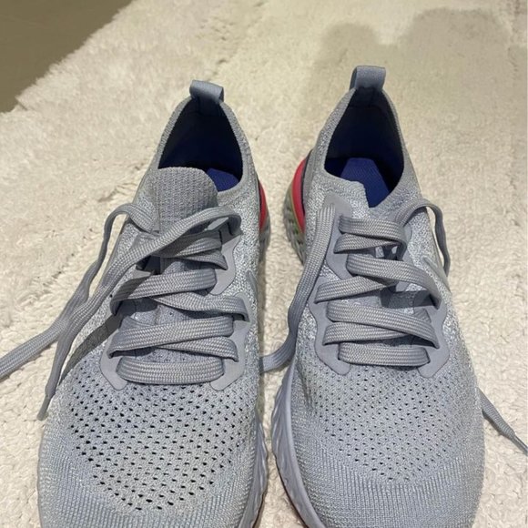 YOUTH NIKE Epic React Flyknit 2 'Hydrogen Blue' - Picture 3 of 7